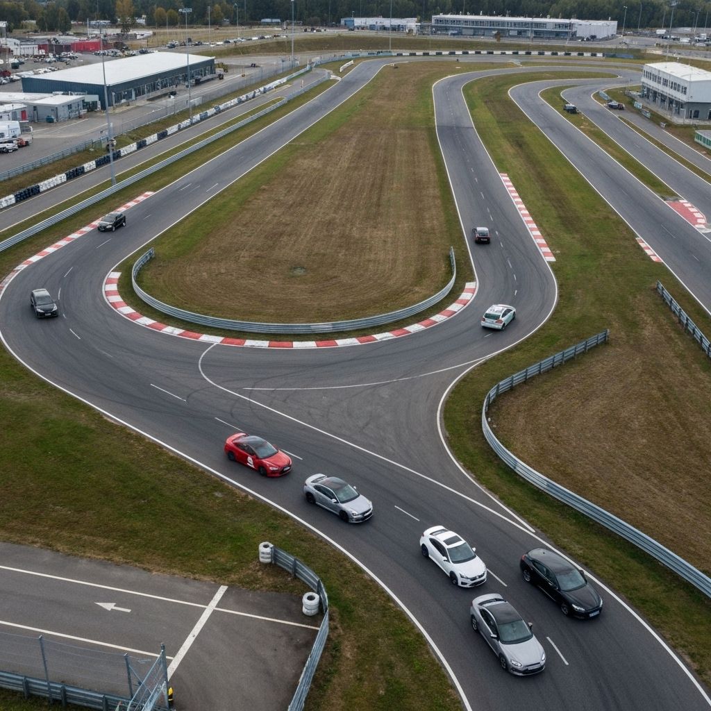 Pista de conducción profesional